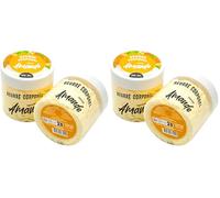 French Tendance - Beurre Corporel Fouetté - Soin Peau Sèche Corps et Mains - Pour Homme et Femme - Hydratant - Adoucissant - Lissant - Nourrissant - 190 ml - Senteur d'Amande (Lot de 2)