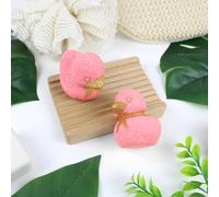 French Tendance Bombe de Bain Moussant Canard - Relaxation Détente - Cadeau Femme - Bien-Etre - Parfum Fraise - 1 x 100 grs - Ambiance Aromatherapie