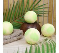 French Tendance - Bombe de Bain Moussant - Relaxation Détente - Cadeau Femme - Bien-Etre - Senteur Ananas - Bicolore - 1 x 120 grs - Ambiance Aromatherapie