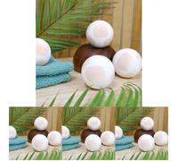 French Tendance - Bombe de Bain Moussant - Relaxation Détente - Cadeau Femme - Bien-Etre - Senteur Coco - Bicolore - 1 x 60 grs - Ambiance Aromatherapie (Lot de 4)