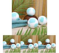 French Tendance - Bombe de Bain Moussant - Relaxation Détente - Cadeau Femme - Bien-Etre - Senteur Monoï - Bicolore - 1 x 60 grs - Ambiance Aromatherapie (Lot de 4)