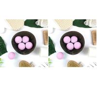 French Tendance - Coffret 5 Bombes de Bain - 5 x 20g - Effet Relaxant, Moment Détente - Senteur Douce à La Rose - Kit Bombe Bain Moussant - Cadeau Femme Original Beauté, Bien Etre (Lot de 2)