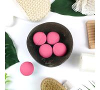 French Tendance - Coffret 5 Bombes de Bain - 5 x 20g - Effet Relaxant, Moment Détente - Senteur Fleur de Cerisier - Kit Bombe Bain Moussant - Cadeau Femme Original Beauté, Bien Etre