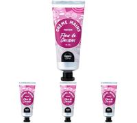 French Tendance - Crème Mains - Soin Intense Pour Tout Type de Peau - Hydratante - Réparatrice - Nourrissante - Protection - Tube de 75 ml - Senteur Fleur de Cerisier (Lot de 4)