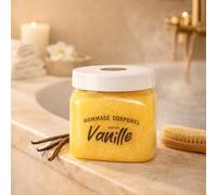 French Tendance- Gommage Corporel - Exfoliant et Hydratant Doux pour tout Type de Peau - Senteur Vanille - 470 gr