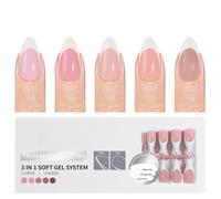 French Tips Lot de 150 faux ongles pré-apprêtés et prêts à l'emploi