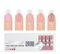 French Tips Lot de 150 faux ongles pré-apprêtés et prêts à l'emploi