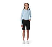 French Toast Bermuda en sergé Stretch pour Fille - Taille réglable (Standard et Plus) - Uniforme Scolaire, Uniforme d'école, Noir, 12 Plus