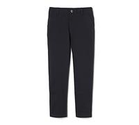 French Toast Boys' Adjustable Waist Straight Fit Stretch Twill Chino Pant, School Uniform Black, 20