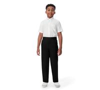 French Toast Boys Pull-on Relaxed Fit School Uniform Pant (Standard & Husky), Black, 16