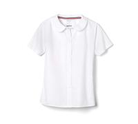 French Toast Chemisier tissé à Manches Courtes et col Claudine pour Fille, Blanc, 16