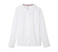 French Toast Chemisier tissé à Manches Longues et col Claudine pour Fille, Blanc, 7