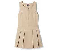 French Toast Little Girls Zip-Front Jumper - Khaki, 4