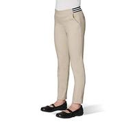 French Toast Pantalon Skinny à Enfiler, avec Taille élastique et Poches - Uniforme Scolaire pour Enfants, Kaki, 4 Ans