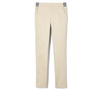 French Toast Pantalon Skinny à Enfiler, avec Taille élastique et Poches - Uniforme Scolaire pour Enfants, Kaki, 14