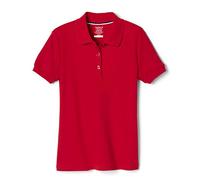 French Toast Polo à Manches Courtes pour Fille, Rouge, 7