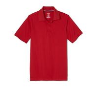 French Toast Polo de Sport Extensible à Manches Courtes et Anti-humidité - Unisexe, Rouge, 14