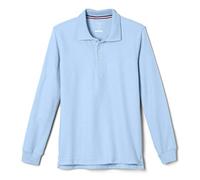 French Toast Polo piqué à Manches Longues Unisexe pour Enfant, Bleu, 4