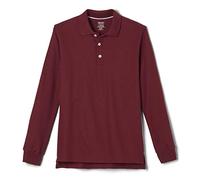 French Toast Polo piqué à Manches Longues Unisexe pour Enfant, Rouge, 4 Ans