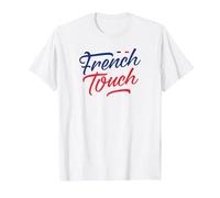 French Touch T-Shirt, Homme, Blanc, 3XL