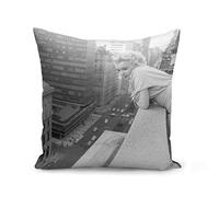French Unicorn Housse de Coussin Taie Marilyn Monroe New York Star Hollywood Photo Retro (40x40 cm)