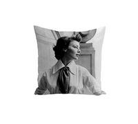 French Unicorn Housse de Coussin Taie Star Célèbre Ava Gardner Cinéma Retro Vintage Actrice 8 (40x40 cm)