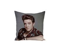 French Unicorn Housse de Coussin Taie Star Célèbre Elvis Presley Chanteur Musique Vintage 14 (40x40 cm)