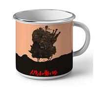 French Unicorn Mug Emaillé Metal Le Chateau Ambulant Hayao Miyazaki Dessin Animé Manga Japonnais