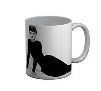 French Unicorn Mug Tasse Audrey Hepburn Photo Studio Vintage Actrice Hollywood Star
