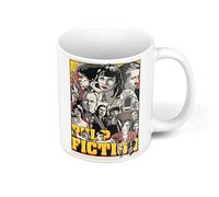 French Unicorn Mug Tasse Film Retro Dessin Pulp Fiction Thriller Travolta Truman Tarantino