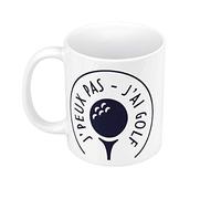 French Unicorn Mug Tasse J'Peux Pas J'ai Golf Loisir Passion