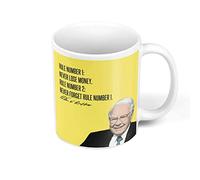 French Unicorn Mug Tasse Money Citation Motivation Warren Buffet English Quote Billionaire