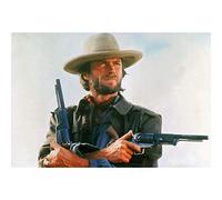 French Unicorn Poster Affiche Clint Eastwood Film Western Cowboy Vieux Cinéma Original 4