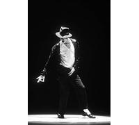 French Unicorn Poster Affiche Michael Jackson Moon Walk Danse Chanteur Pop Star Celebrite