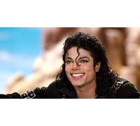 French Unicorn Poster Affiche Michael Jackson Sourire Chanteur Pop Star Celebrite