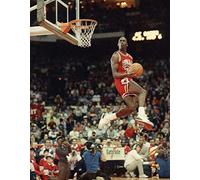 French Unicorn Poster Affiche Michael Jordan All Star 88' Reverse Dunk Star Célébrité Basket Etats Unis