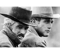 French Unicorn Poster Affiche Paul Newman et Robert Redford Dans Vieu Film Butch Cassidy Cinema Americain Western