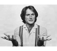 French Unicorn Poster Affiche Photo Robin Williams Portrait Noir & Blanc Star Acteur Cinema