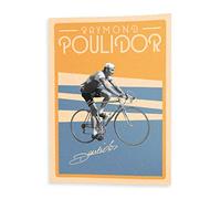 French Unicorn Poster Affiche Raymond Poulidor Vélo Retro Francais Cyclisme Route Tour