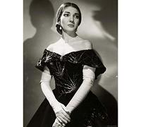 French Unicorn Poster Affiche Star Célèbre Maria Callas Chanteuse d' Opéra Musique Classique Artiste 3 la Traviata