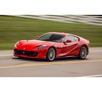 French Unicorn Poster Affiche Voiture Luxe Italienne Course Sport Rouge Superfast