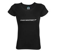 French Unicorn T-Shirt Femme Col Rond Coton Bio Stark Industries Parodie Geek Jeux Video Super Hero Film BD