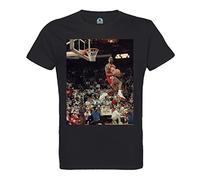 French Unicorn T-Shirt Homme Col Rond Coton Bio Michael Jordan Dunk Contest 1988 Reverse Basketball