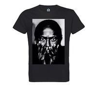 French Unicorn T-Shirt Homme Col Rond Coton Bio Miles Davis Jazz Trompette Artiste Jazzmen Tutu