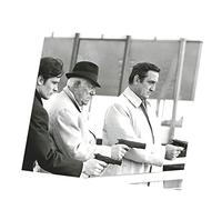 French Unicorn Tableau mural Impression sur Toile Le Clan Des Siciliens Jean Gabin Alain Delon Lino Ventura Film Francais (47 cm x 40 cm)