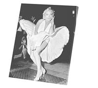 French Unicorn Tableau mural Impression sur Toile Photo de Star Célébrité Marilyn Monroe Actrice Vieux Cinéma Original 2 (30 cm x 37 cm)