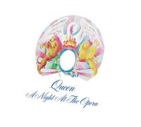 French Unicorn Tableau mural Impression sur Toile Queen Freddy Mercury A Night at the Opera Rock 80's (40 cm x 40 cm)