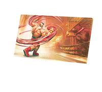 French Unicorn Tableau mural Impression sur Toile Street Fighter Zangief Retro Gaming Arcade (71 cm x 40 cm)
