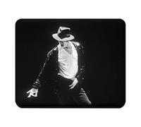 French Unicorn Tapis de Souris Aspect Cuir Michael Jackson Moon Walk Danse Chanteur Pop Star Celebrite - 22 x 18 cm