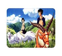 French Unicorn Tapis de Souris Aspect Cuir Princesse Mononoke ashitaka san Manga Film Animation - 22 x 18 cm